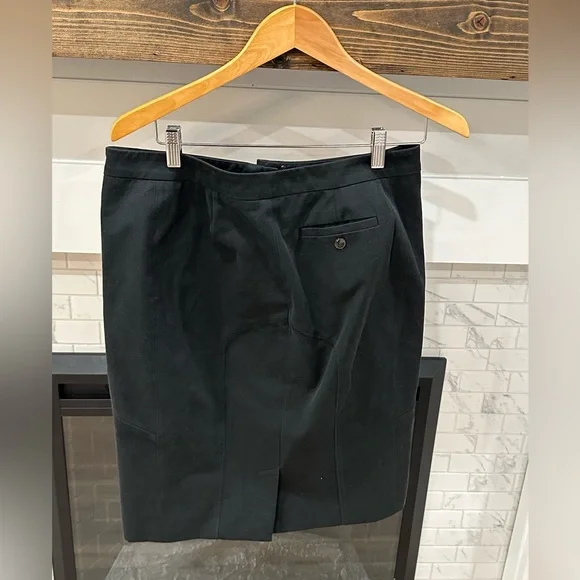 Alexander McQueen Black cotton skirt size 46 / 10